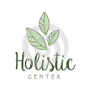 Holistic center logo symbol vector Illustration