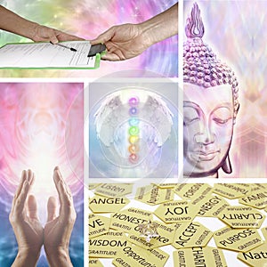 Holistic Healing Therapy Collage photo