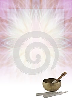 Holistic Spiritual Sound Therapy Award Diploma Certificate Background Template