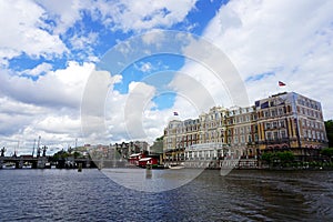 Holland, Amsterdam, the city with its water channels