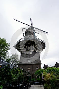 Holland, Amsterdam, The De Gooyer mill
