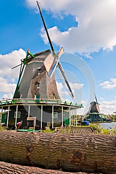 Holland windmills view