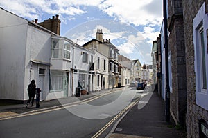 Hollands Road in the seaside town of Teignmouth in Devon photo
