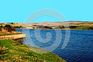 Hollingworth lake Rochdale, in Lancashire