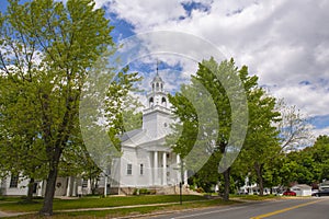 Hollis historic town center, New Hampshire, USA photo