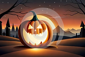 holloween background generativeAI