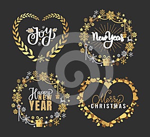 Holly Jolly Quote Merry Christmas New Year Holiday