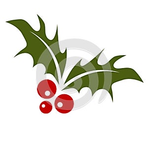 Holly Leaf with Berries