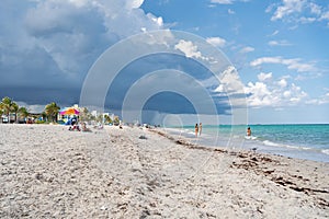 Hollywood Beach in Hollywood Florida United States of America.