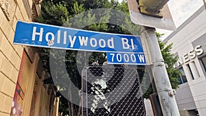 Hollywood Boulevard and the Walk of Fame form an iconic cultural landmark in Los Angeles, California