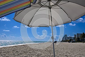 Hollywood city beach in Florida USA