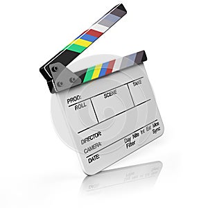 Hollywood Clapper board