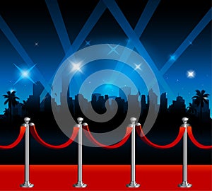 Hollywood red carpet background