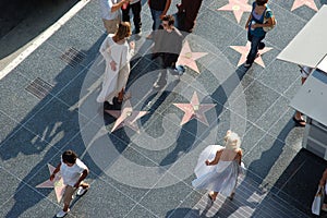 Hollywood - Walk Of Fame with Marilyn Monroe