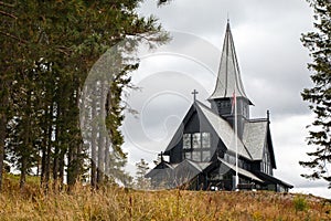 Holmenkollen chapel in Oslo, Norway. photo