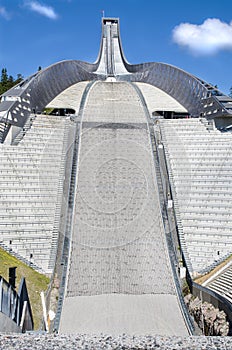 Holmenkollen ski jump hill photo