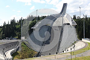 Holmenkollen ski jump hill Oslo photo