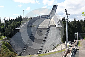 Holmenkollen ski jump hill Oslo photo