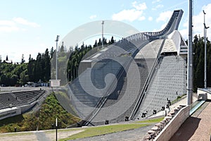 Holmenkollen ski jump hill Oslo photo