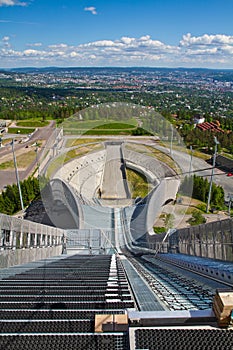 Holmenkollen ski jump in Oslo photo