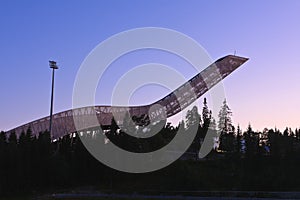 Holmenkollen ski jump photo