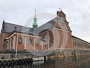 Holmens Kirke, Holmens Church by the canal at Copenhagen