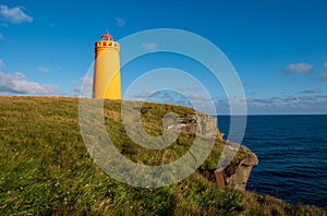 Holmsberg Lighthouse, ReykjanesbÃ¦r, Southern Peninsula, Iceland