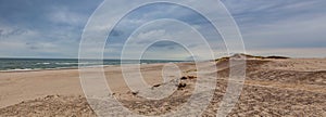 Holmsland Dunes next to Hvide Sande in Denmark