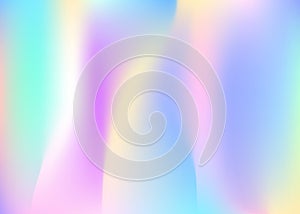 Hologram Background. Abstract Gradient. Metalic Flyer. Pearlesce