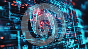 hologram glitch in the data stream from the medical hologram