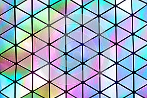 holographic and black colored metallic geometric background