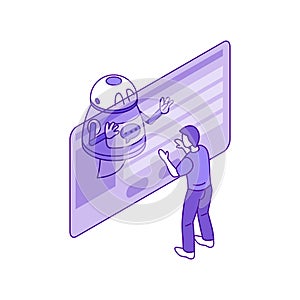 Holographic Chat Bot Composition