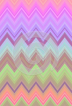 Holographic chevron zigzag pattern background. holography color
