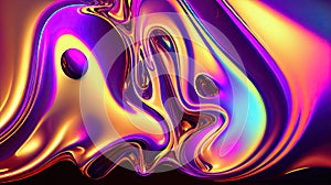 holographic colored abstract background