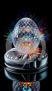 Holographic FabergÃ© Egg photo