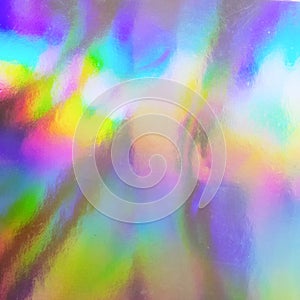 Holographic Foil texture. Rainbow magic background.