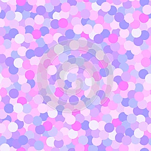 Holographic glitter texture, seamless pattern with confetti.