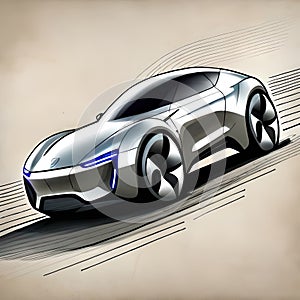 Holographic Horizon: An Advanced Electric Car Design