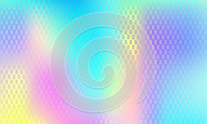 Holographic iridescent background, vector holograph foil texture and abstract rainbow pattern. Iridescent holographic foil color photo