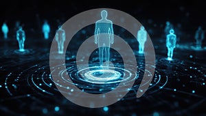 AI-Generated Human Network