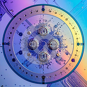 Holographic Quantum Processor Core