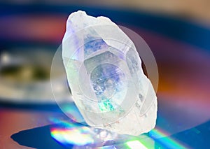 Holographic Quartz Crystal Point