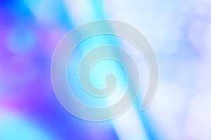 Holographic ultraviolet neon abstract unfocus background with bokeh light effect photo