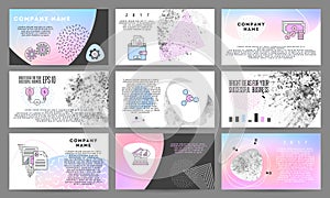 Holographics elements of infographics