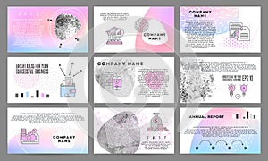 Holographics elements of infographics