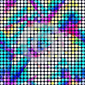 Holography points seamless texture