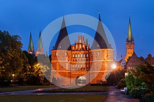 Holsten Gate, Lubeck, Germany