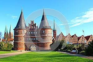 Holsten Gate, Lubeck, Germany