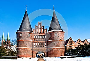 Holstentor in Luebeck photo