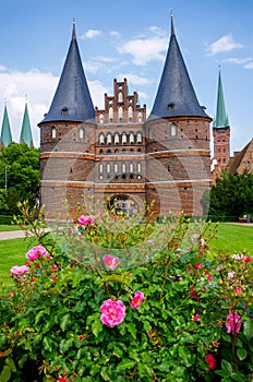 Holstentor. Lubeck, Germany
